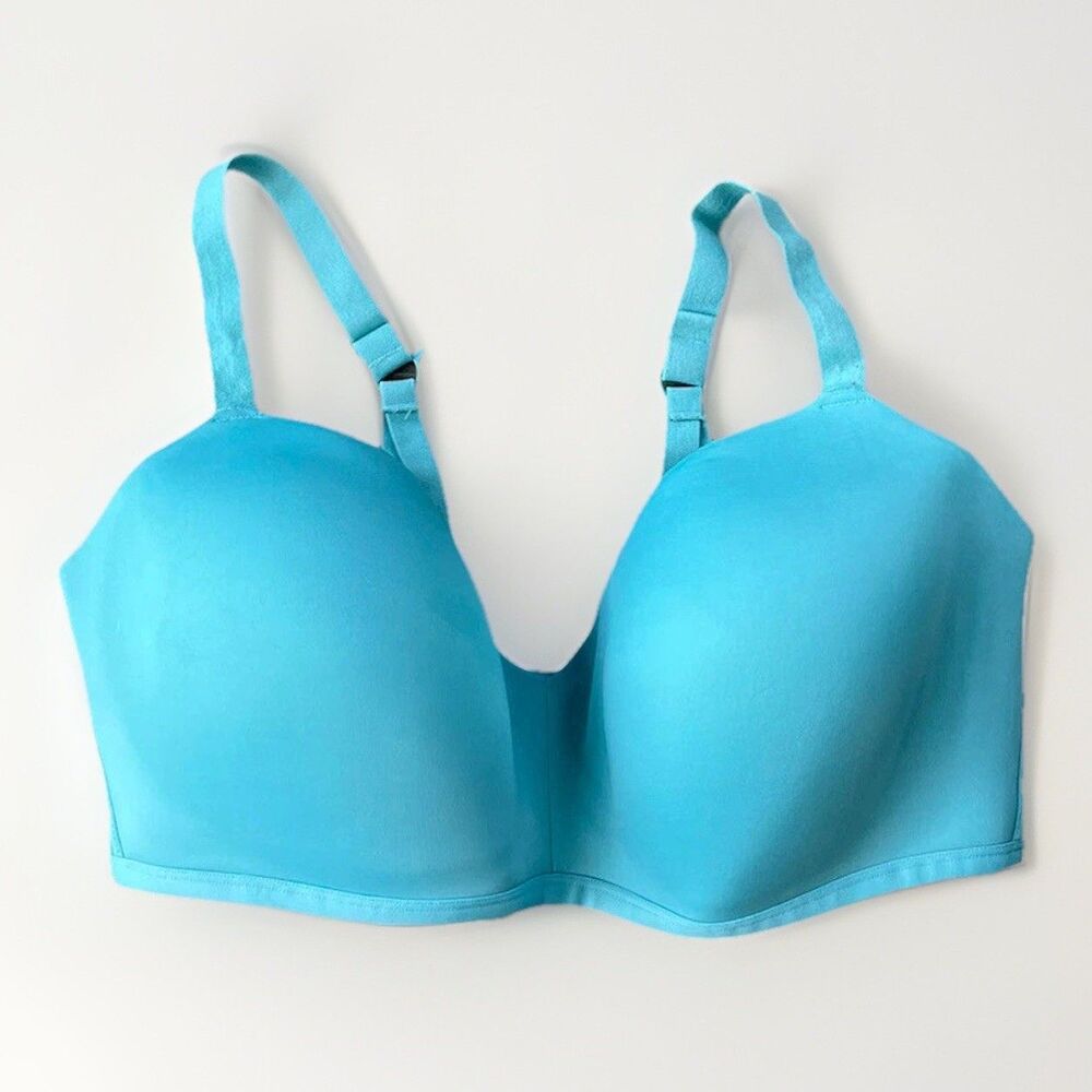 Kindly Blue Wireless Bra Size 40DD Adjustable Molded Cups
